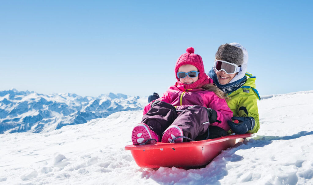 Safe children sledding
