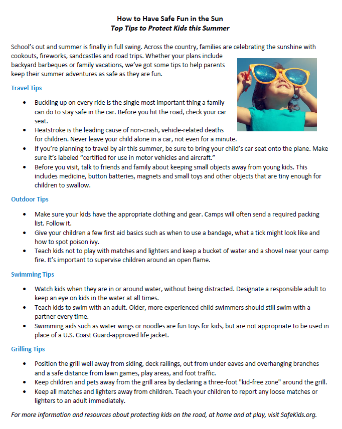 Fun in the Summer Sun